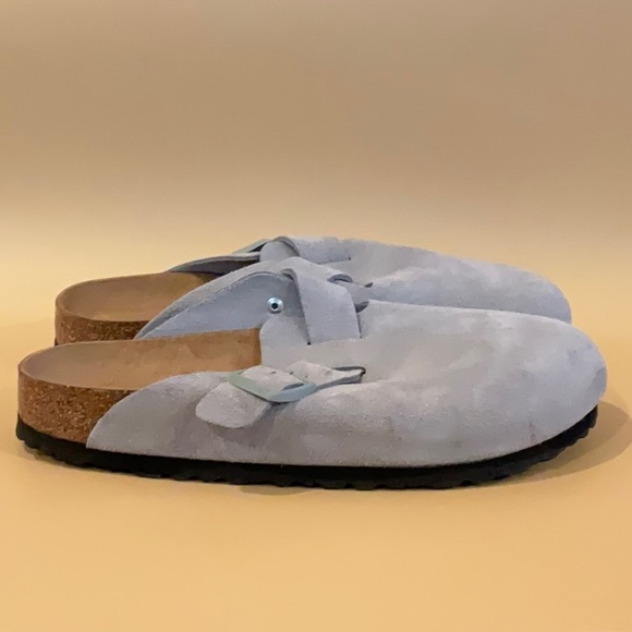 Birkenstock Boston Clogs in Pure Sage - Picture 2 of 10